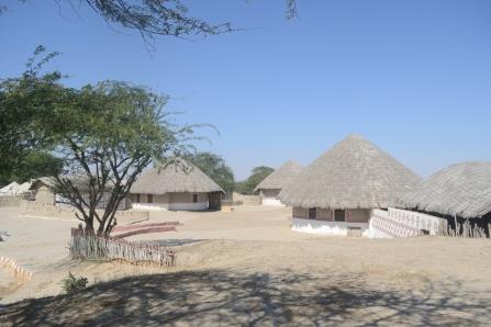 Sham-E-Sarhad mud huts